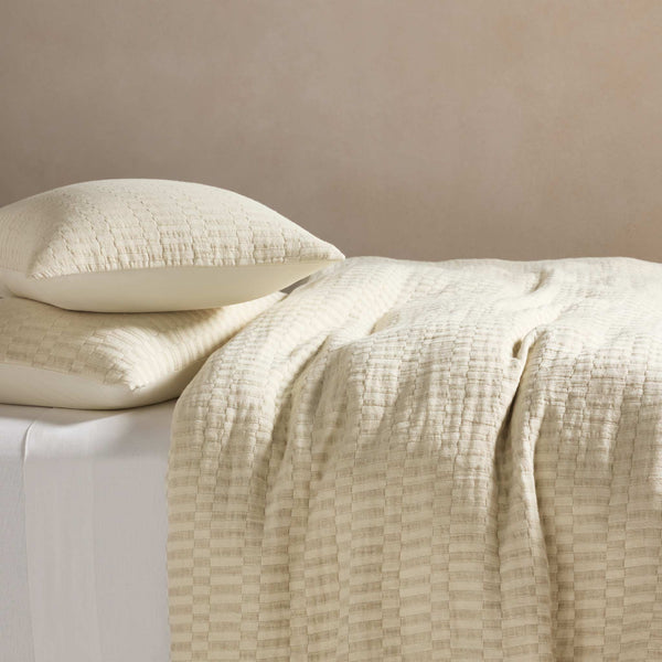 Woven Checkerboard Duvet Cover