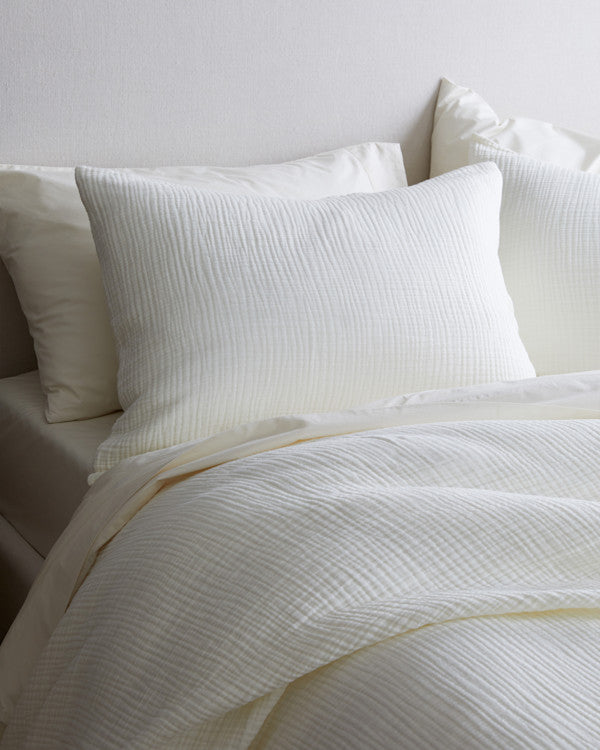 Organic Airy Gauze Sham Set