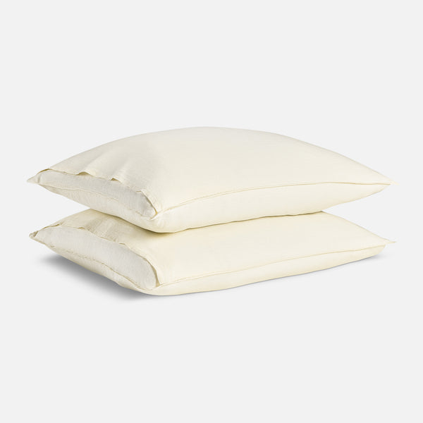 Washed European Linen Pillowcase Set