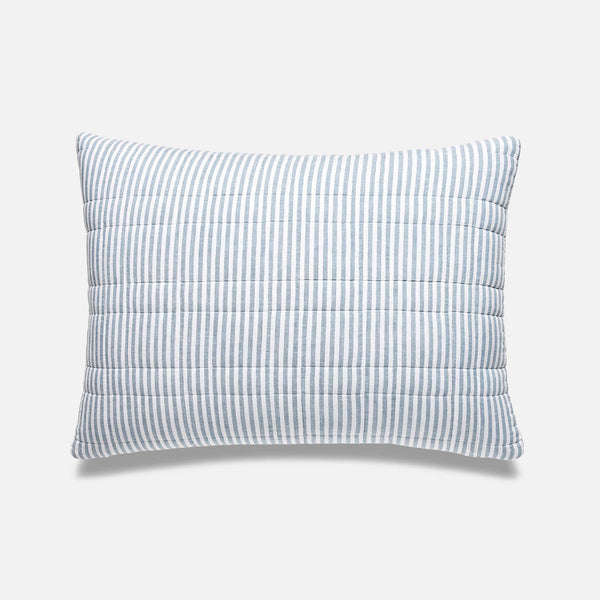 Washed European Linen Quilted Sham Set