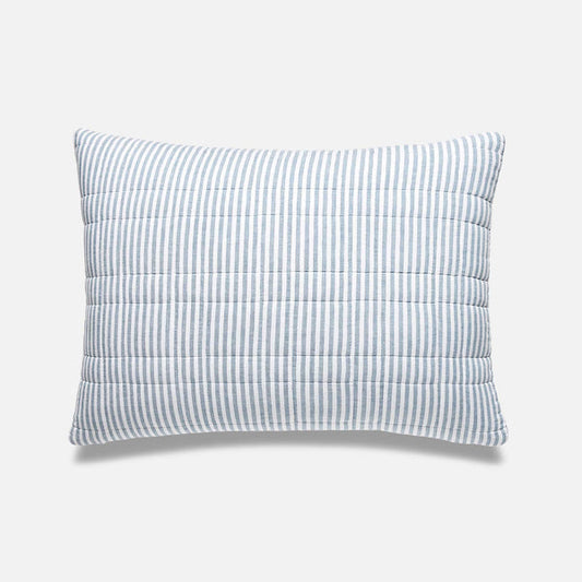 Washed European Linen Quilted Sham Set