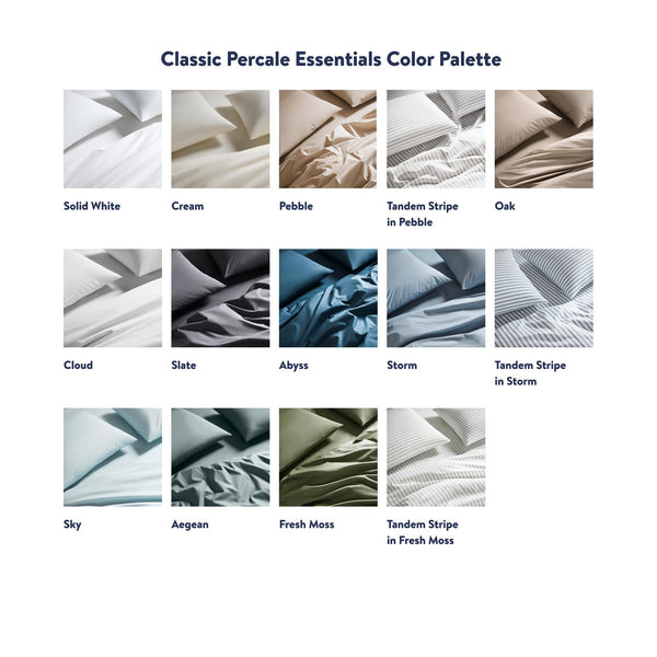 Classic Percale Duvet Set