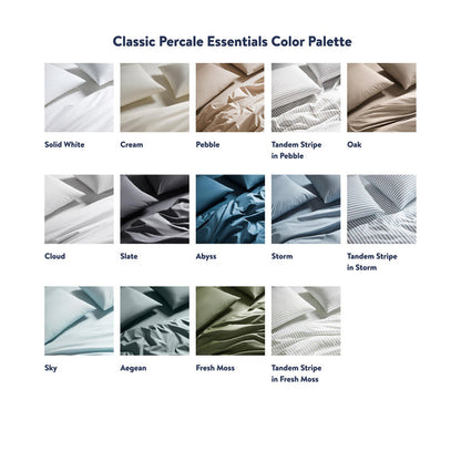 Classic Percale Duvet Set