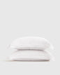 European Linen Double Flange Sham Set