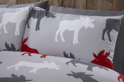 Moose Brushed Cotton Duvet Set