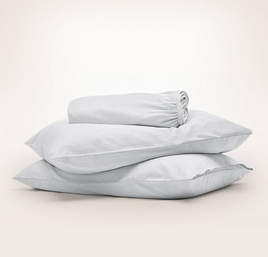 Signature Vintage Washed &quot;No Flat Sheet&quot; Sheet Set