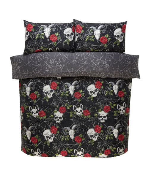 Skulls & Roses Duvet Set