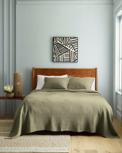 Organic Ribbed Cotton Shams