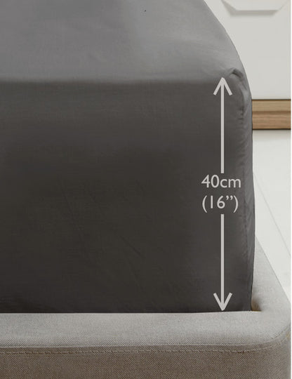 Rapport Percale Extra Deep Fitted (40cm) Sheet