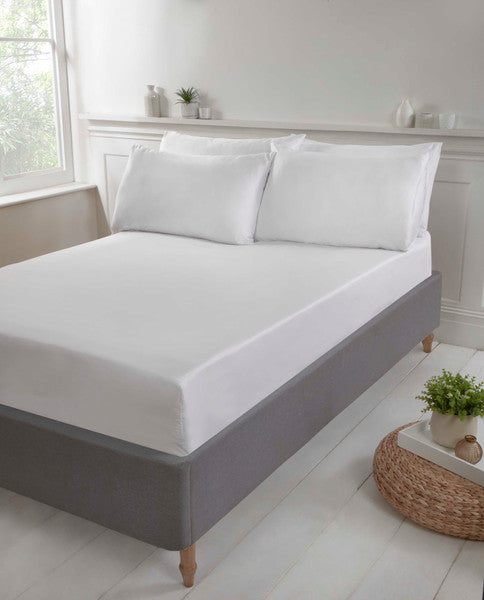BCI Cotton Extra Deep Fitted (40cm) Sheet by Sustainable Home