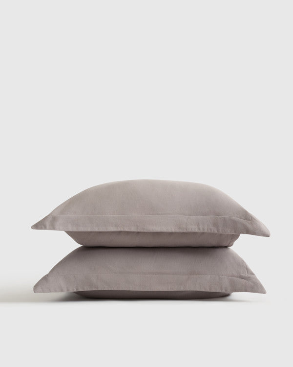 Luxury Organic Flannel Sham Set