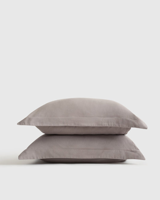 Luxury Organic Flannel Sham Set