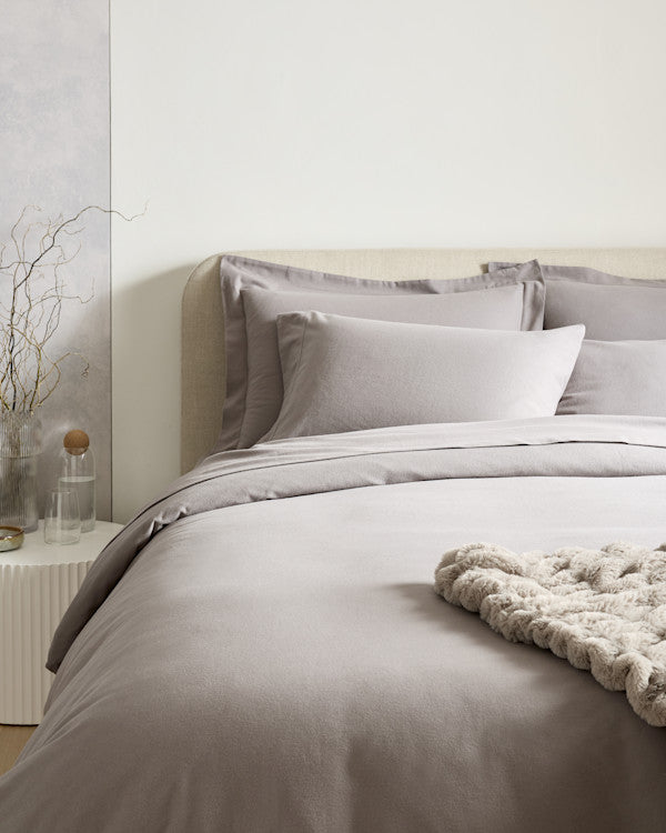 Luxury Organic Flannel Sham Set