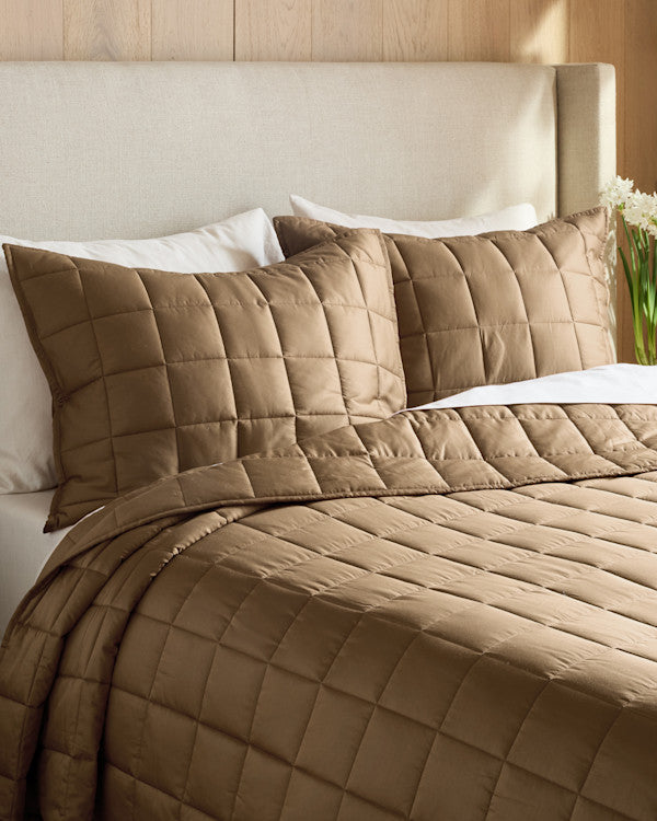 Bamboo Box Quilted Sham Set